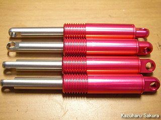 タミヤ ハイラックス・ハイリフト製作記 ～ ダンパーの完成